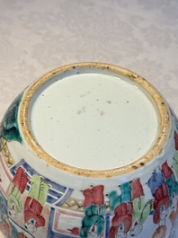 Two Chinese famille rose '100 Boys' jars, 19th C.