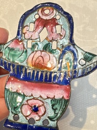 12 Chinese Canton enamel hanging ornaments, 18/19th C.