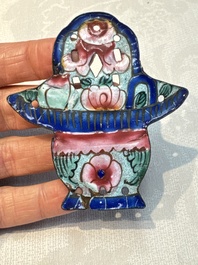 12 Chinese Canton enamel hanging ornaments, 18/19th C.