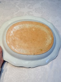 A Chinese famille rose serving dish, a covered tureen and stand with the arms of Peter van Hemert for the Danish market, Qianlong, ca. 1780