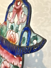 12 Chinese Canton enamel hanging ornaments, 18/19th C.