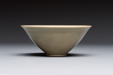 A Chinese Yaozhou celadon-glazed bowl, Song