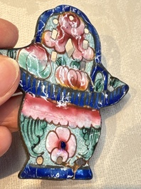 12 Chinese Canton enamel hanging ornaments, 18/19th C.