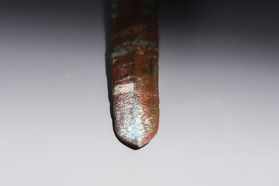 A Chinese bronze sword, Warring States period