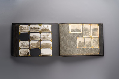 (Graphic content!) A photo album with views of China and Southeast Asia, incl. French military presence, wartime scenes and executions, 20th C.