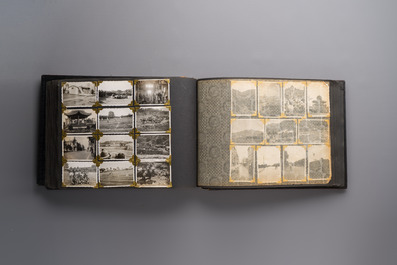 (Graphic content!) A photo album with views of China and Southeast Asia, incl. French military presence, wartime scenes and executions, 20th C.