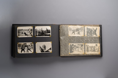 (Graphic content!) A photo album with views of China and Southeast Asia, incl. French military presence, wartime scenes and executions, 20th C.
