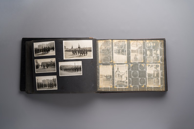 (Graphic content!) A photo album with views of China and Southeast Asia, incl. French military presence, wartime scenes and executions, 20th C.