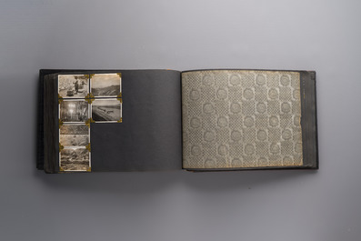 (Graphic content!) A photo album with views of China and Southeast Asia, incl. French military presence, wartime scenes and executions, 20th C.