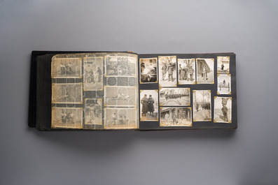 (Graphic content!) A photo album with views of China and Southeast Asia, incl. French military presence, wartime scenes and executions, 20th C.