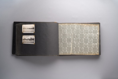 (Graphic content!) A photo album with views of China and Southeast Asia, incl. French military presence, wartime scenes and executions, 20th C.
