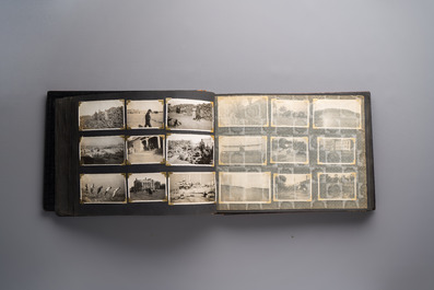 (Graphic content!) A photo album with views of China and Southeast Asia, incl. French military presence, wartime scenes and executions, 20th C.