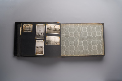 (Graphic content!) A photo album with views of China and Southeast Asia, incl. French military presence, wartime scenes and executions, 20th C.