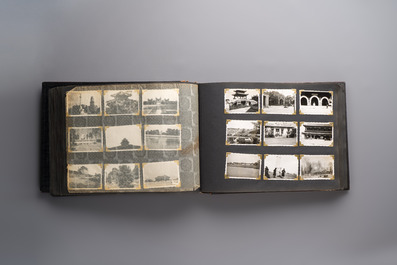 (Graphic content!) A photo album with views of China and Southeast Asia, incl. French military presence, wartime scenes and executions, 20th C.
