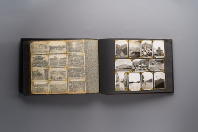 (Graphic content!) A photo album with views of China and Southeast Asia, incl. French military presence, wartime scenes and executions, 20th C.