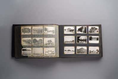 (Graphic content!) A photo album with views of China and Southeast Asia, incl. French military presence, wartime scenes and executions, 20th C.