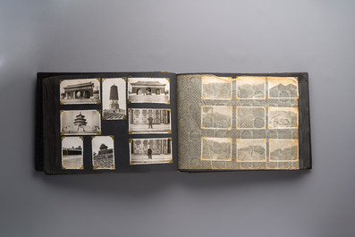 (Graphic content!) A photo album with views of China and Southeast Asia, incl. French military presence, wartime scenes and executions, 20th C.