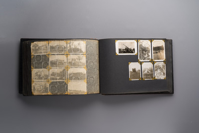 (Graphic content!) A photo album with views of China and Southeast Asia, incl. French military presence, wartime scenes and executions, 20th C.
