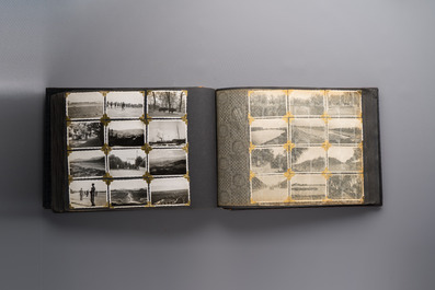 (Graphic content!) A photo album with views of China and Southeast Asia, incl. French military presence, wartime scenes and executions, 20th C.
