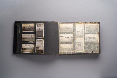 (Graphic content!) A photo album with views of China and Southeast Asia, incl. French military presence, wartime scenes and executions, 20th C.
