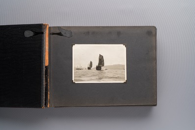 (Graphic content!) A photo album with views of China and Southeast Asia, incl. French military presence, wartime scenes and executions, 20th C.