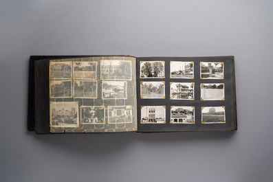 (Graphic content!) A photo album with views of China and Southeast Asia, incl. French military presence, wartime scenes and executions, 20th C.
