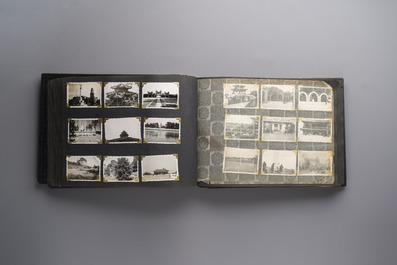 (Graphic content!) A photo album with views of China and Southeast Asia, incl. French military presence, wartime scenes and executions, 20th C.