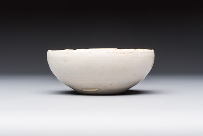 A blue and white Hispano-Moresque pottery bowl, Manises or Paterna, Spain, 15th C.