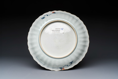 A Chinese famille verte armorial 'Provinces' dish with the arms of Zeelandt, Kangxi