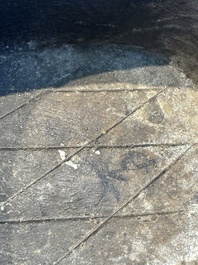A Chinese archaistic bronze vase, 'Hu 壺', Ming