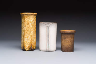 A varied group of 12 glazed pottery wares, 20th C.