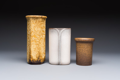 A varied group of 12 glazed pottery wares, 20th C.
