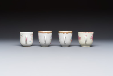 A varied collection of 13 Chinese famille rose wares, Yongzheng and later