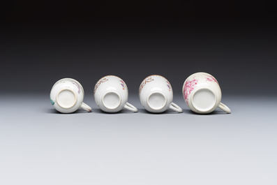 A varied collection of 13 Chinese famille rose wares, Yongzheng and later