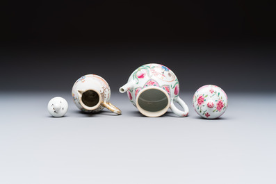 A varied collection of 13 Chinese famille rose wares, Yongzheng and later