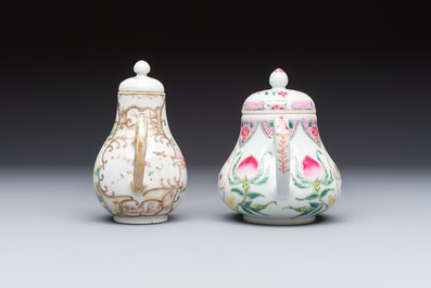 A varied collection of 13 Chinese famille rose wares, Yongzheng and later