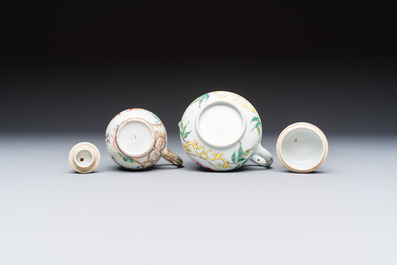 A varied collection of 13 Chinese famille rose wares, Yongzheng and later