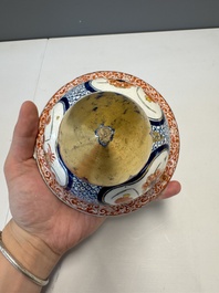 An exceptional polychrome Dutch Delft five-piece garniture in Chinese Kangxi style, first quarter 18th C.