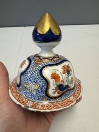 An exceptional polychrome Dutch Delft five-piece garniture in Chinese Kangxi style, first quarter 18th C.