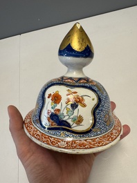 An exceptional polychrome Dutch Delft five-piece garniture in Chinese Kangxi style, first quarter 18th C.