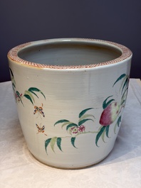 A Chinese famille rose 'Nine Peaches' jardini&egrave;re, 19th C.