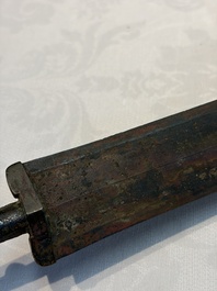 A Chinese bronze sword, Warring States period