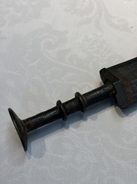 A Chinese bronze sword, Warring States period