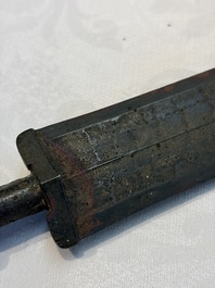 A Chinese bronze sword, Warring States period