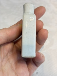 A Chinese famille rose 'Wu Shuang Pu' snuff bottle, Daoguang mark, 19th C.