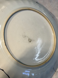 A Chinese famille verte armorial 'Provinces' dish with the arms of Groeningen, Kangxi