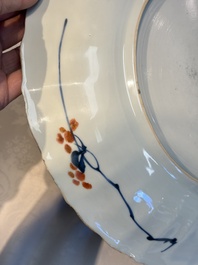 A Chinese famille verte armorial 'Provinces' dish with the arms of Groeningen, Kangxi