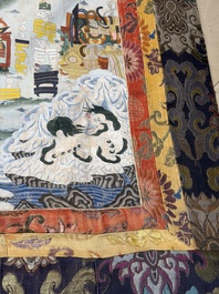 A very large Tibetan 'Astrological Calendar' thangka, 20th C.