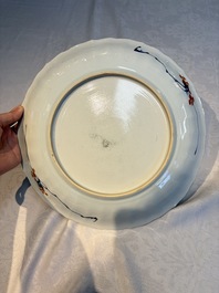 A Chinese famille verte armorial 'Provinces' dish with the arms of Groeningen, Kangxi