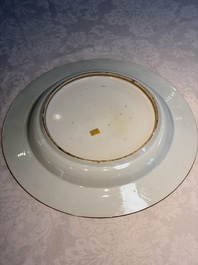 A large Chinese famille verte armorial 'Provinces' dish with the arms of Zutphen, Kangxi